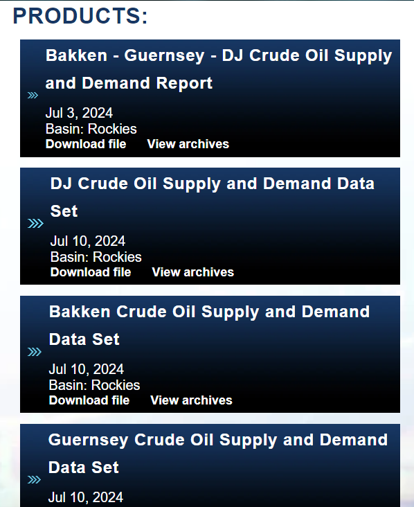 eds latest products crude