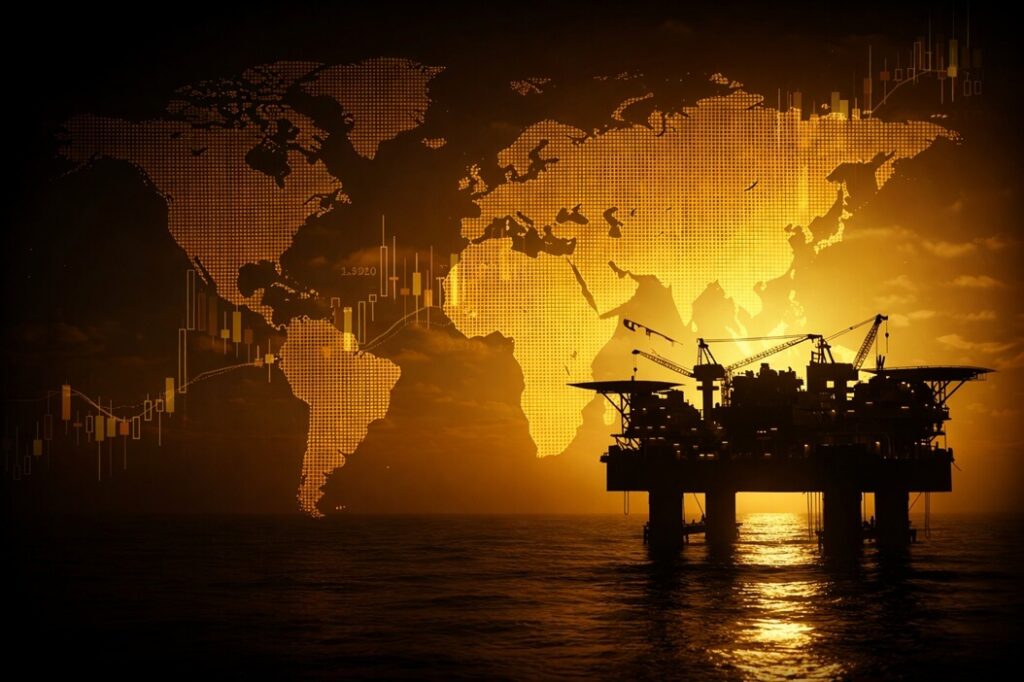Oil production in the ocean